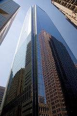 Fototapeta na wymiar Comcast skyscraper in Philadelphia, Pennsylvania