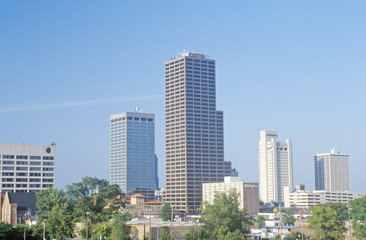 Fototapeta na wymiar State capital and skyline in Little Rock, Arkansas