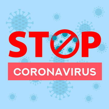 STOP coronavirus (2019-ncov) Coronavirus in China. Novel coronavirus COVID-19. Web banner. Social media.