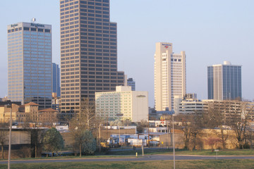 Fototapeta na wymiar State capital and skyline in Little Rock, Arkansas