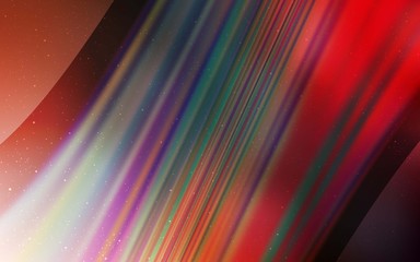 Light Green, Red vector background with galaxy stars. Blurred decorative design in simple style with galaxy stars. Best design for your ad, poster, banner.