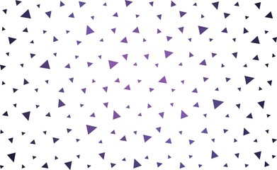 Fototapeta na wymiar Light Purple vector gradient triangles template. Geometric illustration in Origami style with gradient. A new texture for your web site.