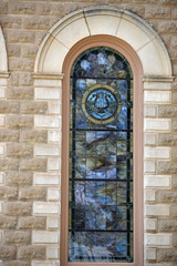 Fototapeta na wymiar Stained Glass Windows