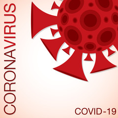 Coronavirus, covid-19, 2019-ncov sign in vector format.