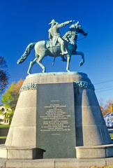 New England statue along scenic Route 169, Brooklyn, Connecticut
