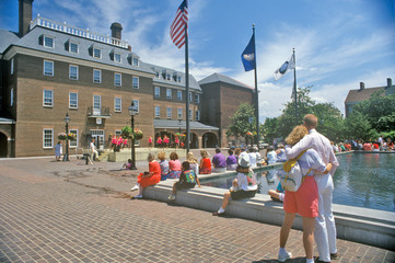 Alexandria City Hall and Market Square in Old Town Alexandria, Alexandria, Washington, DC
