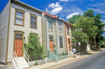 Fototapeta na wymiar Parker-Gray Historic District in Old Town Alexandria, Alexandria, Washington, DC