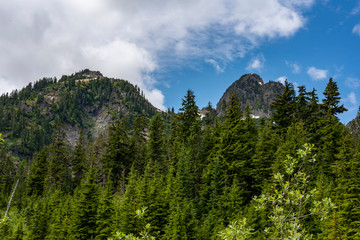 Mountains and valley near Mt Baker #10