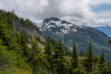 Mountains and valley near Mt Baker #4
