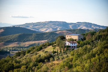 Fototapeta na wymiar Tuscan Hills Italy