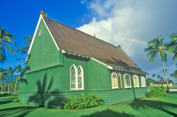 Fototapeta na wymiar Church in Kauai, Hawaii