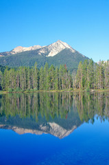 Petit Lake and Sawtooth Mountains, Idaho