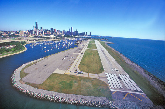 Meigs Airport Landing Strip, Chicago, Illinois