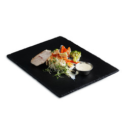 appetizing breakfast, gourmet restaurant dish is a classic serving.