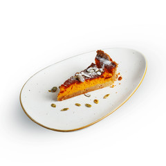 appetizing dessert, exquisite restaurant dish is a classic serving.