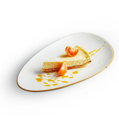 appetizing dessert, exquisite restaurant dish is a classic serving.