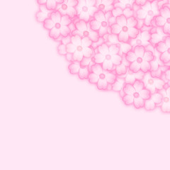 Cherry blossom background material　桜の花の背景素材