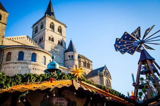 Christmas Market at the Dome in Trier, Germany