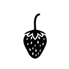 strawberry icon collection, trendy style