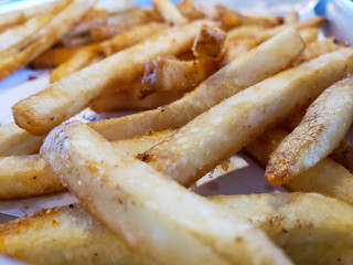 french fries on plate