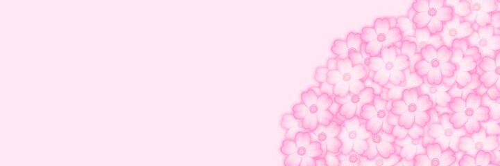 Cherry blossom background material　桜の花の背景素材