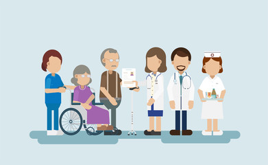 Obraz premium Elder care concept