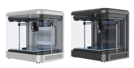 3d printer with injector nozzle © phonlamaiphoto