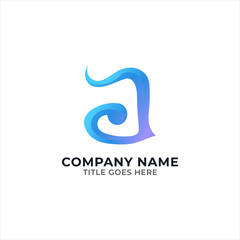 A Letter Logo Design | Minimal A Logo Template