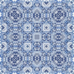 Traditional ornate portuguese azulejo.
