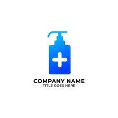 Hand Sanitizer Logo | Sanitizer Logo | Abstract Logo Design
