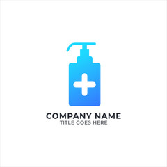 Hand Sanitizer Logo | Sanitizer Logo | Abstract Logo Design
