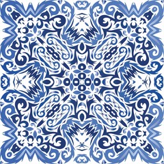 Decorative color ceramic azulejo tiles.