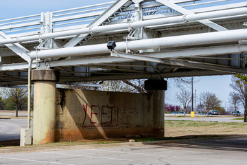 YEET!, Graffiti under bridge