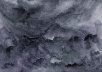 dark cloud abstract watercolor texture background
