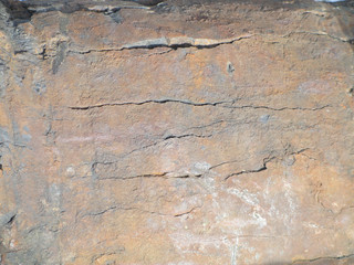 cracks and rust in metal