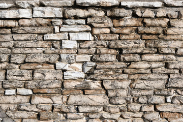 Old Stone Wall Texture Masonry