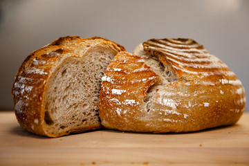 Half Cut Sourdough loaf