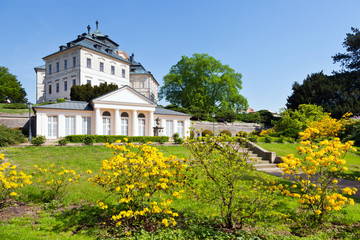 castle Karlova Koruna ( Charles's Crown), Chlumec nad Cidlinou town, Hradec Kralove region, Czech...
