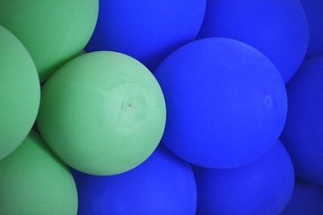 Bright bunch of Colorful balloons.