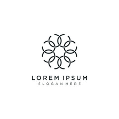 luxury ornament logo template