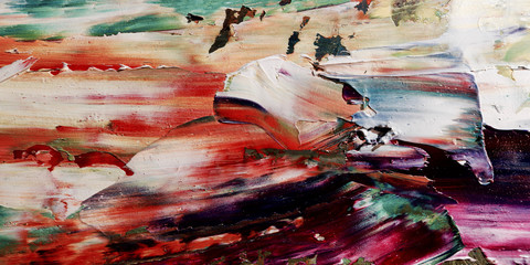 Colorful abstract background wallpaper. Modern motif visual art.  Mixtures of oil paint. Trendy...