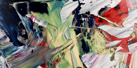 Colorful abstract background wallpaper. Modern motif visual art.  Mixtures of oil paint. Trendy...