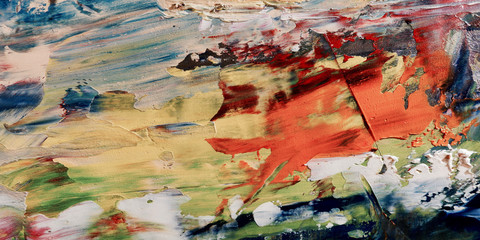Colorful abstract background wallpaper. Modern motif visual art.  Mixtures of oil paint. Trendy...