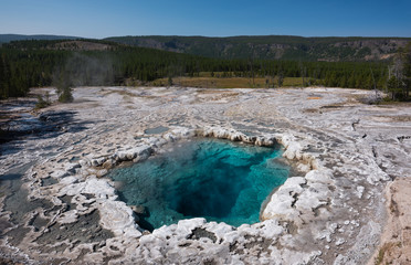 Gyser, Yellowstone National Park, Wyoming