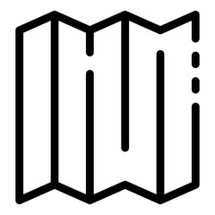 Prof flooring icon. Outline prof flooring vector icon for web design isolated on white background