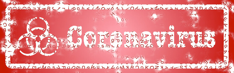 Stempel - Biogef&auml;hrdung - Coronavirus