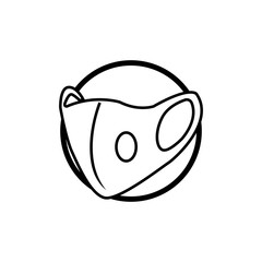 vector mask icon illustration template design