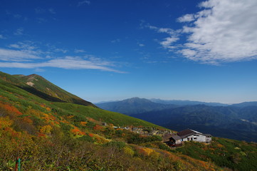 御嶽山　紅葉　八合目
