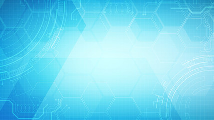 hexagon technology background