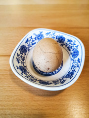 Delicious Tea egg ready to be eaten